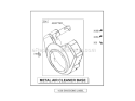 Electric Starter 2 Diagram and Parts List for 351447-1077-E1  Briggs and Stratton Engine